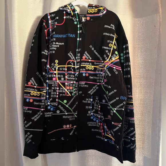 NYC SUBWAY Other - NYC SL VINTAGE ZIP UP HOODIE